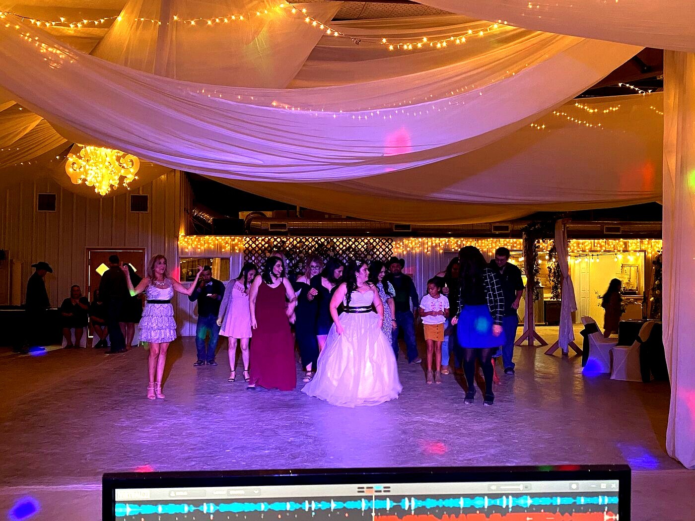 Wedding reception dance floor Amarillo